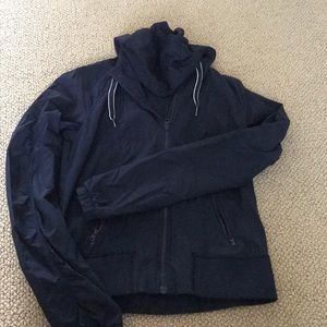 Lululemon navy blue wind breaker jacket!!